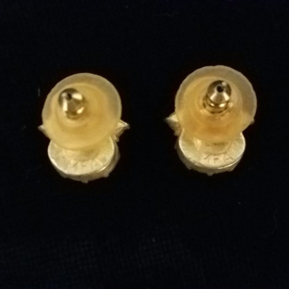 Vintage MFA Austrian Crystal Earrings 1 - Picture 2 of 6